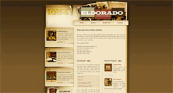 Desktop Screenshot of eldoradorecording.com