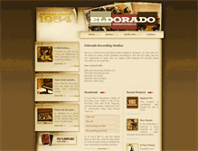 Tablet Screenshot of eldoradorecording.com